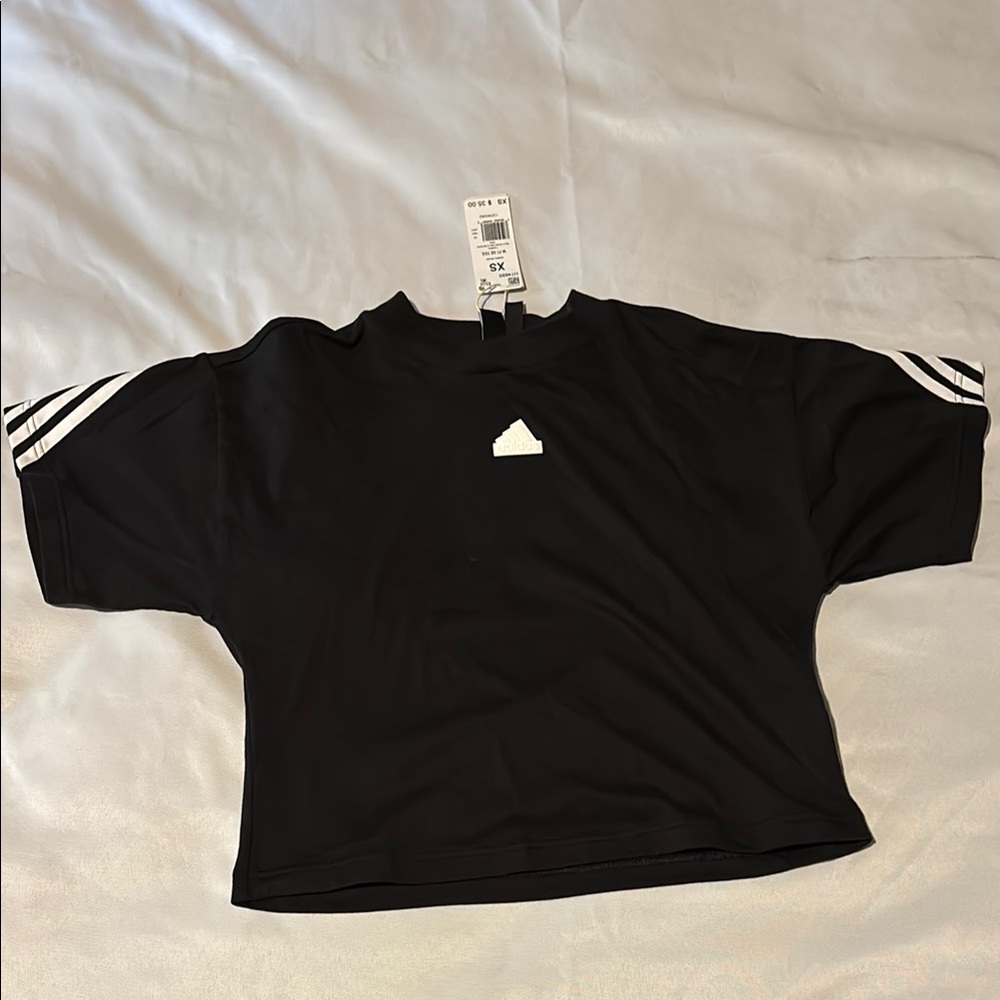 adidas Black Short Sleeve Tee